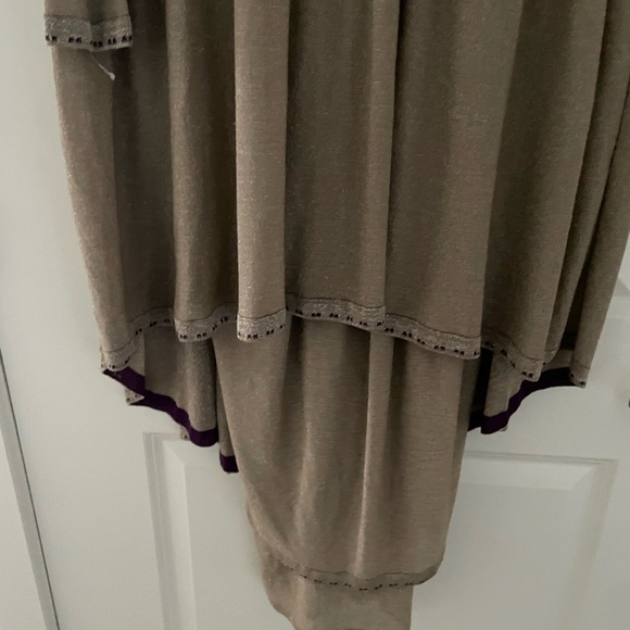 Catherine Andre Estrella Metallic Dress Jacket Scarf Knit Set French - Picture 10 of 12
